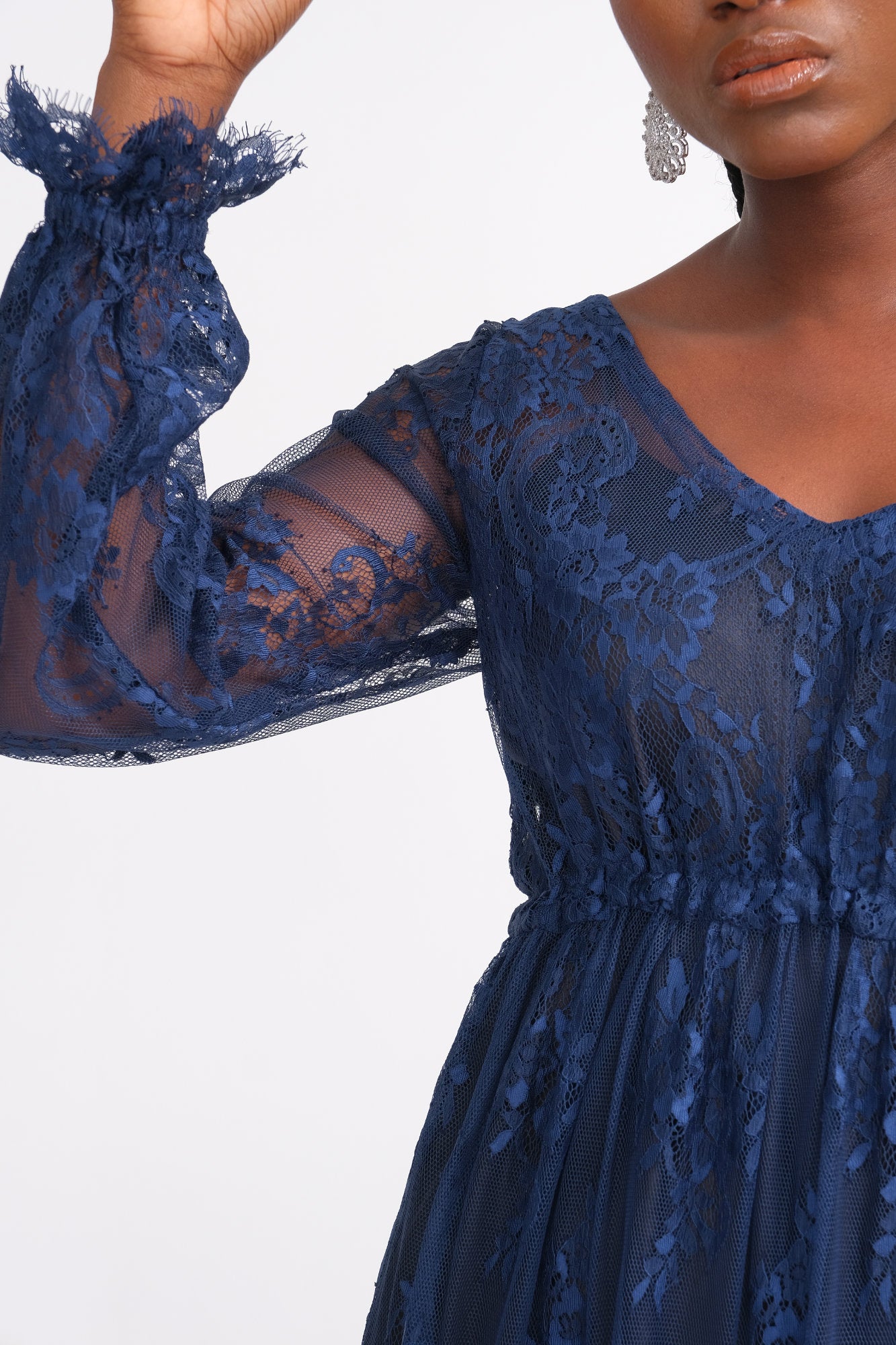 MAHIMA Dress Lace Blue