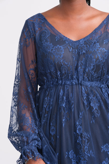 MAHIMA Dress Lace Blue